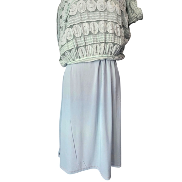 Sundance Willow Spa Lace Long Sleeve Modest Round Neck Maxi Dress Size P XL - Picture 11 of 14